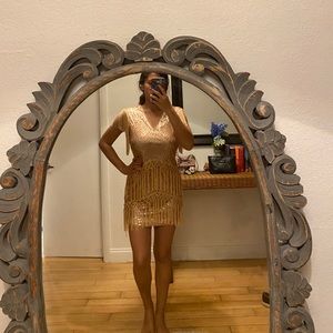 Gold 1920s Flapper Dress